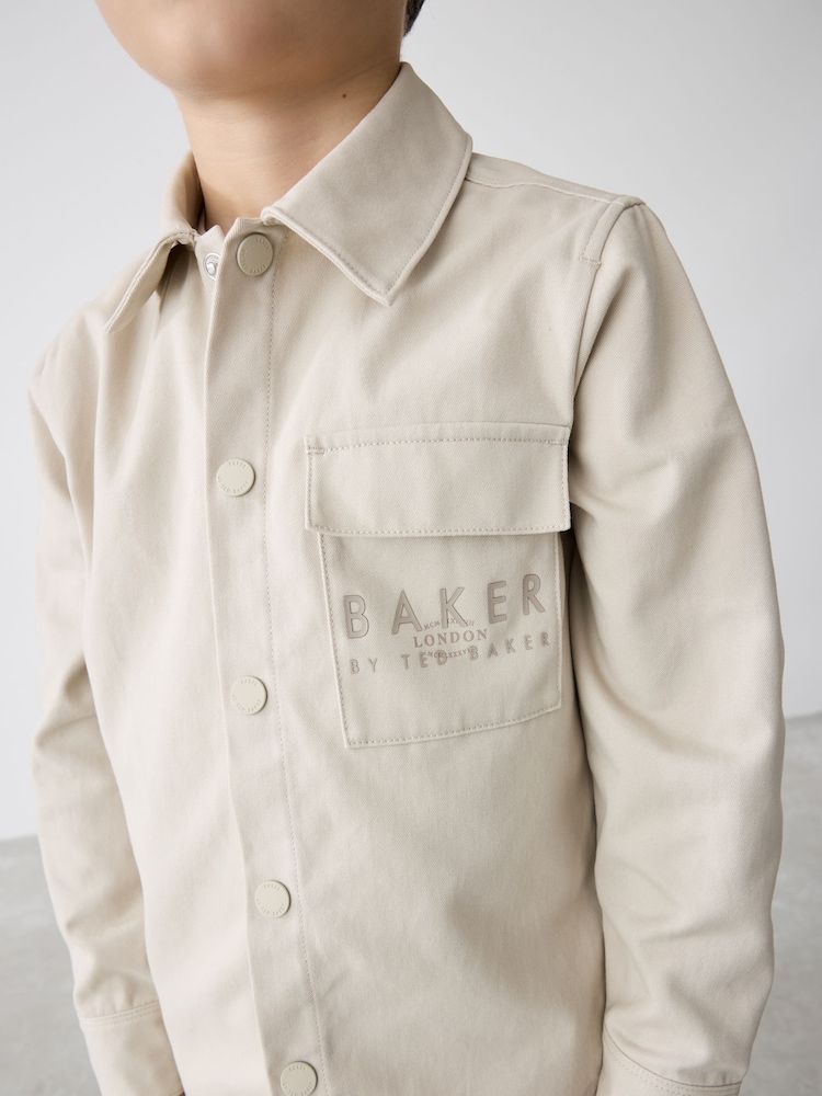 Piatră - Set cămașă tip jachetă și tricou Baker by Ted Baker - Image 6 of 13