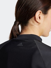 adidas Black Long Sleeve Rash Vest - Image 3 of 6