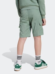 adidas Green Kids Originals Cargo Shorts - Image 2 of 6