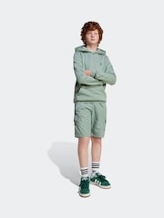 adidas Green Kids Originals Cargo Shorts - Image 3 of 6