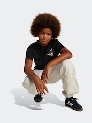 adidas originals Black Back Print Graphic 100% Cotton T-Shirt - Image 2 of 5