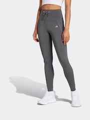 adidas Light Grey Running Essentials 7/8 Leggings - Image 1 of 7