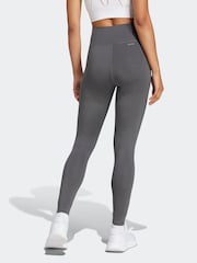 adidas Light Grey Running Essentials 7/8 Leggings - Image 2 of 7