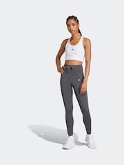 adidas Light Grey Running Essentials 7/8 Leggings - Image 3 of 7