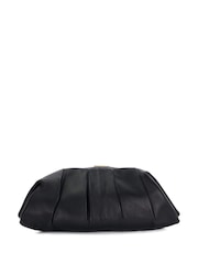 Dune London Black Drapery Voluminous Clutch Bag - Image 4 of 5