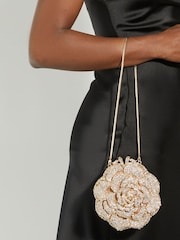 Dune London Gold Bling Hard Embellished Flow Bag - Image 2 of 5