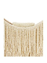 Dune London Cream Broadway Beaded Fringed Bag - Image 8 of 8