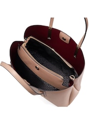Dune London Brown Dorry Large Unlined Tote Bag - Image 2 of 5
