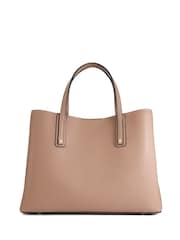 Dune London Brown Dorry Large Unlined Tote Bag - Image 4 of 5
