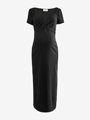 Negro - Maternity Nursing Shelf Dress - Imagen 7 de 10