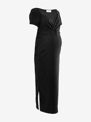 Negro - Maternity Nursing Shelf Dress - Imagen 8 de 10