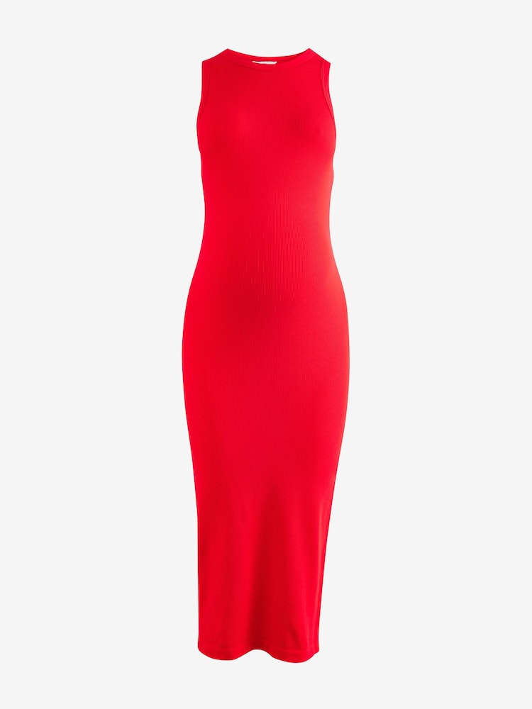 Red and Black Maternity Seamless Dresses 2 Pack - Image 9 of 11