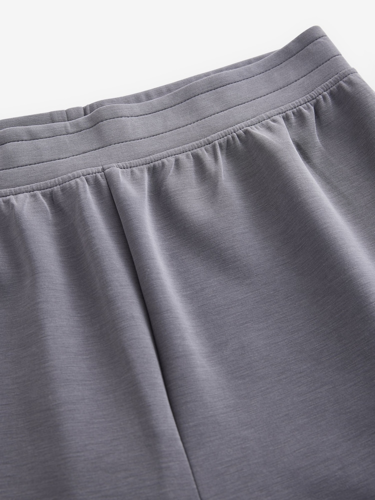 Charcoal Grey Maternity Soft Touch Wide Leg Joggers - Image 8 of 8