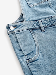 Dark Blue Maternity Denim Dungaree - Image 9 of 9