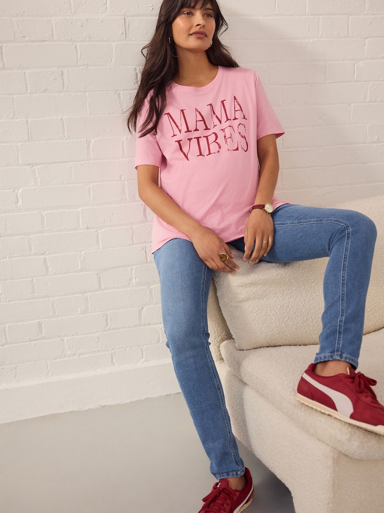 Dunkelblau - Umstandsmode Skinny-Jeans - Bild 1 von 9