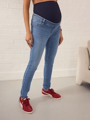 Dunkelblau - Umstandsmode Skinny-Jeans - Bild 3 von 9