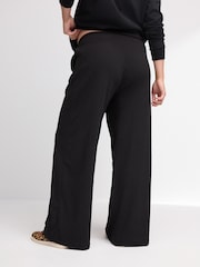 Noir - Pantalons de maternité à jambes larges - Image 3 de 8