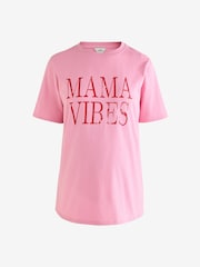 Розовый - Maternity Nursing 100% Cotton T-Shirt - Изображение 7 11