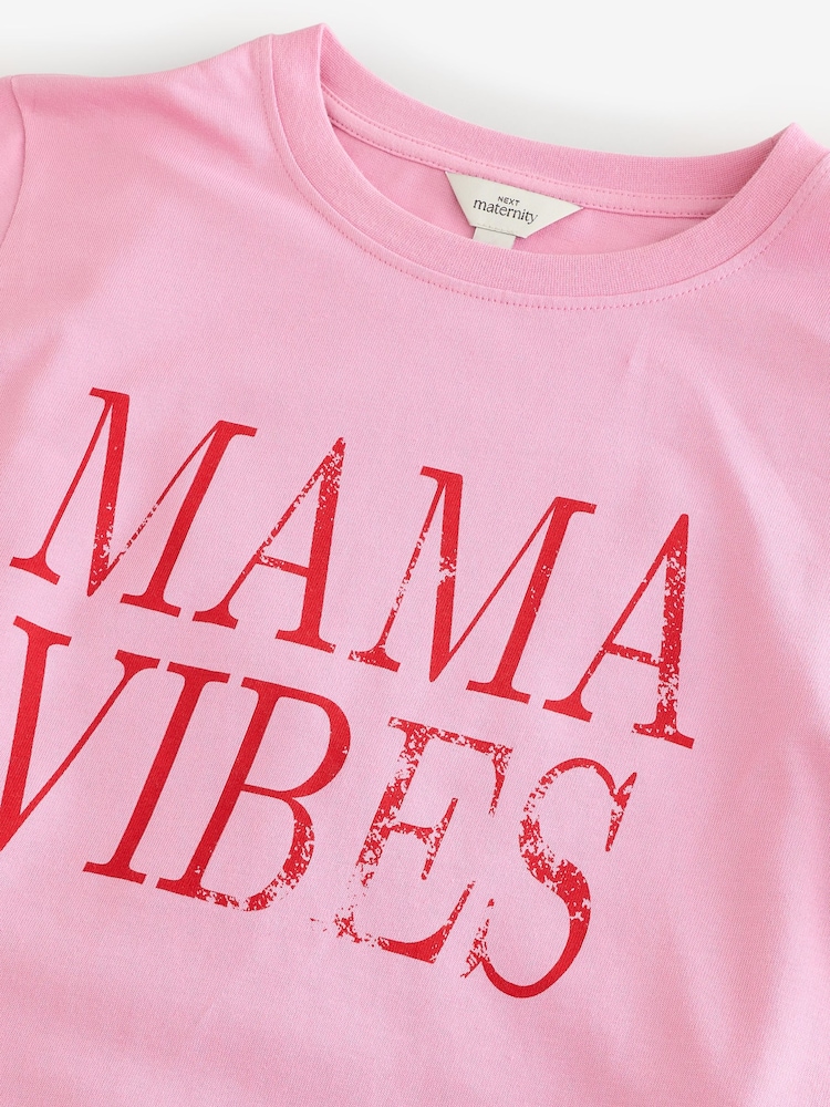 Rose - Maternité Allaitement 100T-shirt en coton - Image 9 of 11