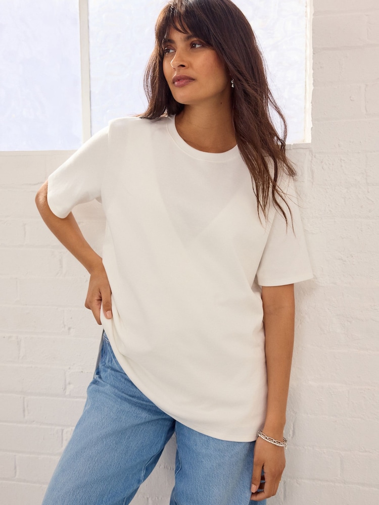 Rose Rayure et Blanc - T-Chemises d’allaitement de maternité 2-Lot - Image 9 of 13