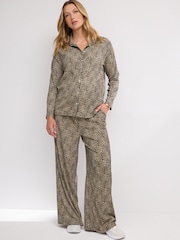 Animal Print Maternity Shirt - Image 2 of 9