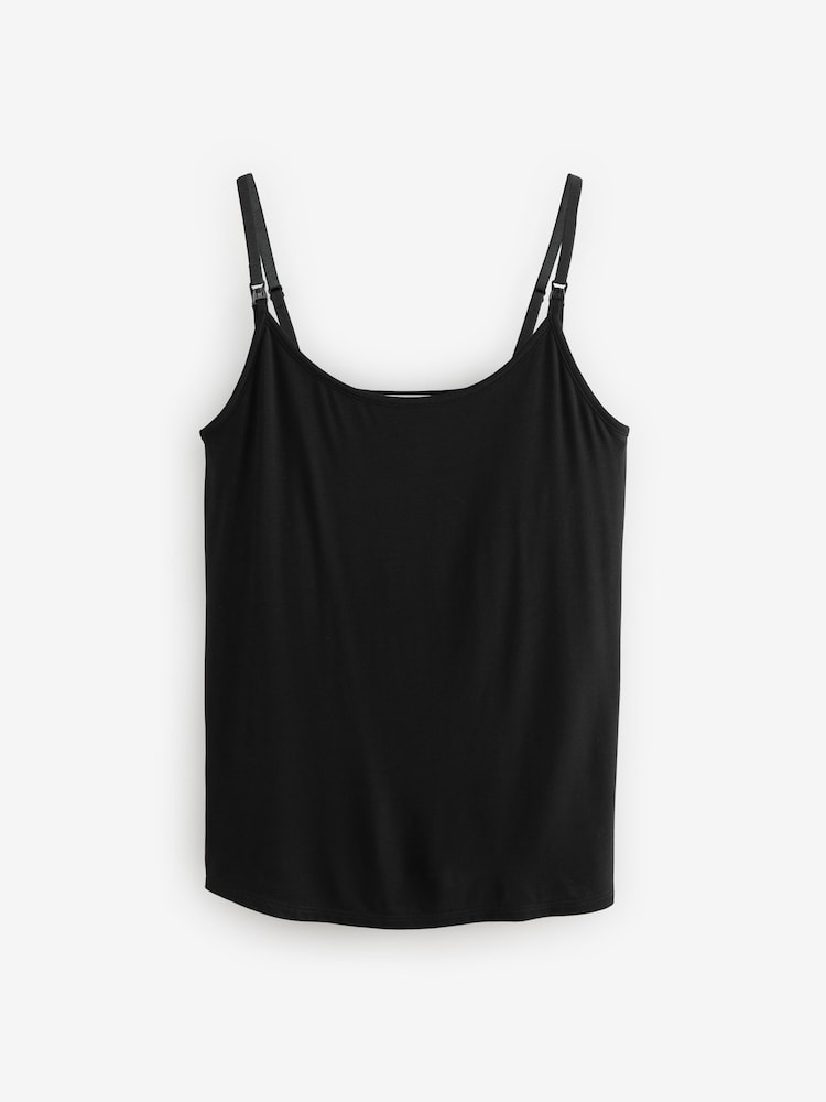 Black/White Maternity Nursing Vests 2 Pack - Image 2 of 11
