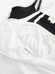 Black/White Maternity Nursing Vests 2 Pack - Image 5 of 11
