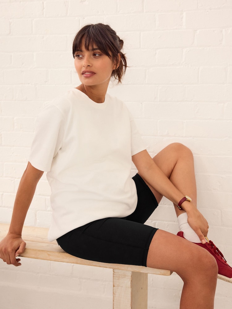 Black Maternity Sports Cycle Shorts - Image 3 of 9