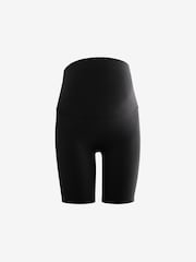 Black Maternity Sports Cycle Shorts - Image 6 of 9