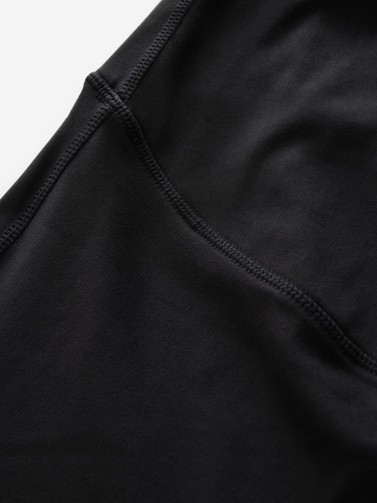 Black Maternity Sports Cycle Shorts - Image 8 of 9