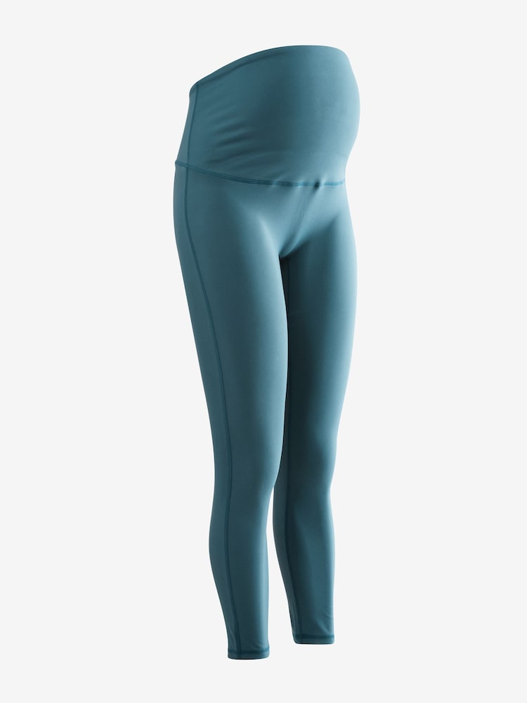 Bleu de sarcelle - Leggings de sport de maternité - Image 7 of 9
