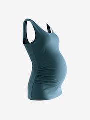 Teal Blue Maternity Sports Vest - Image 7 of 9