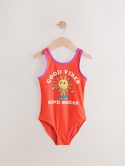 Red Good Vibes Swimsuit (3-16yrs) - Image 4 of 7