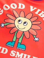 Red Good Vibes Swimsuit (3-16yrs) - Image 6 of 7