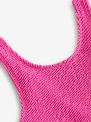 Pink Textured Swimsuit (3-16yrs) - Image 6 of 7