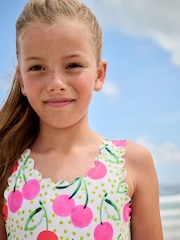 Cherry Scallop Swimsuit (3-16yrs) - Image 5 of 6