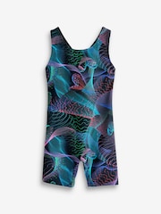 Black Techy Shortie Swimsuit (3-16yrs) - Image 5 of 8