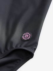Black Double Strap Swimsuit (3-16yrs) - Image 7 of 9