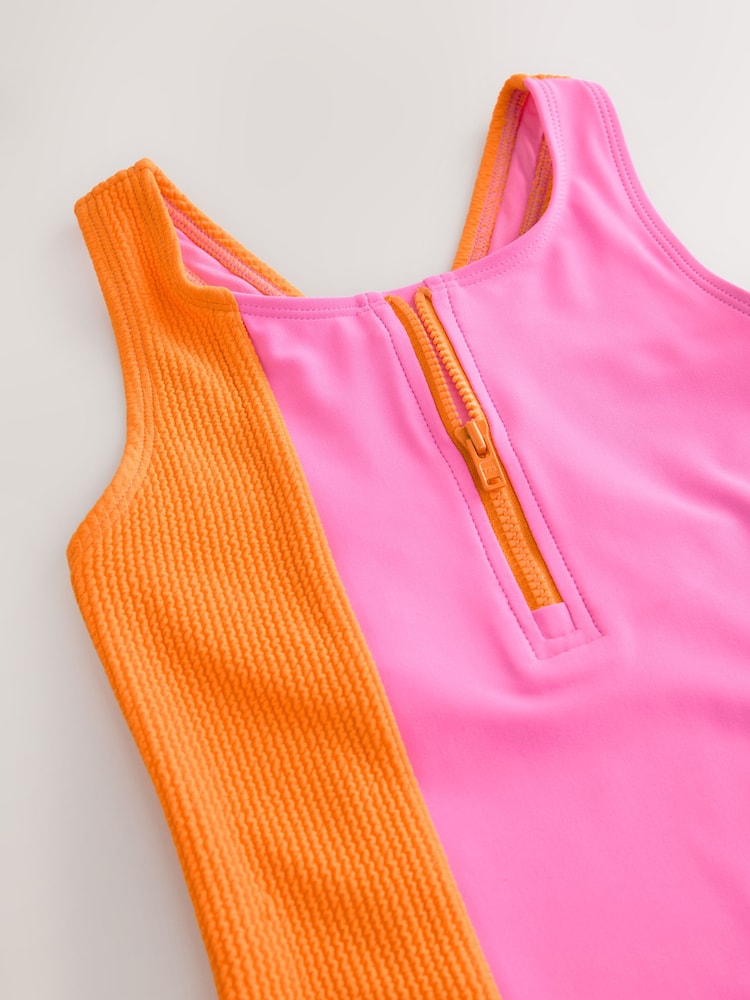 Pink und Orange - Badeanzug im Colourblock-Design (3–16J.) - Bild 7 von 7 Pink und Orange - Badeanzug im Colourblock-Design (3–16J.) - Bild 7 von 7