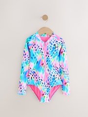 Bright Animal Long Sleeved Swimsuit (3-16yrs) - Image 4 of 7