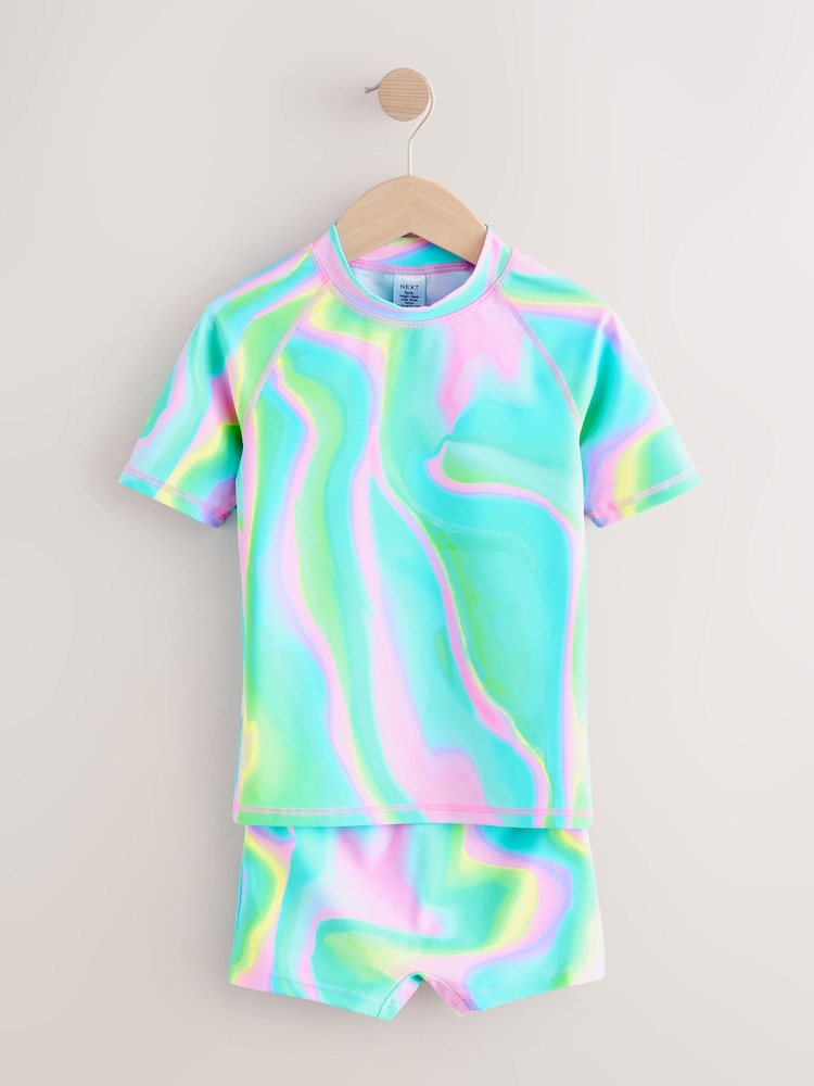 טאי דאי - Sunsafe Rash Vest And Shorts Set (3-16yrs) - Image 5 of 9