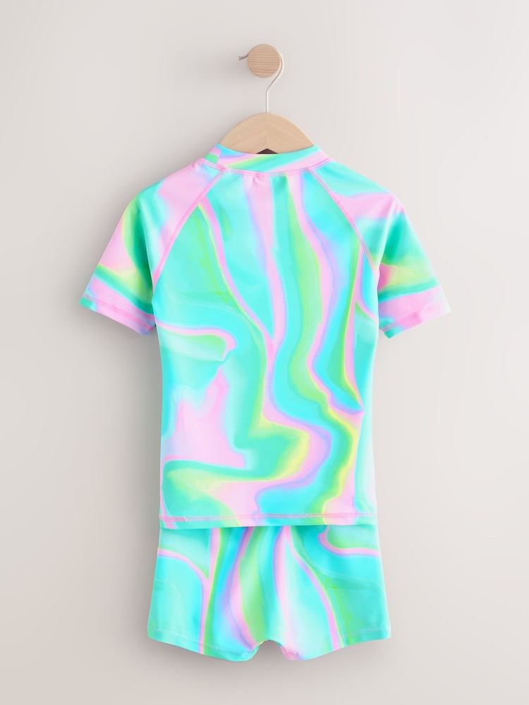 טאי דאי - Sunsafe Rash Vest And Shorts Set (3-16yrs) - Image 6 of 9