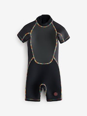 Black 3mm Short Sleeve Neoprene Wetsuit (1-16yrs) - Image 5 of 8