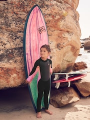 Black 3mm Long Sleeve Neoprene Wetsuit (1-16yrs) - Image 2 of 9