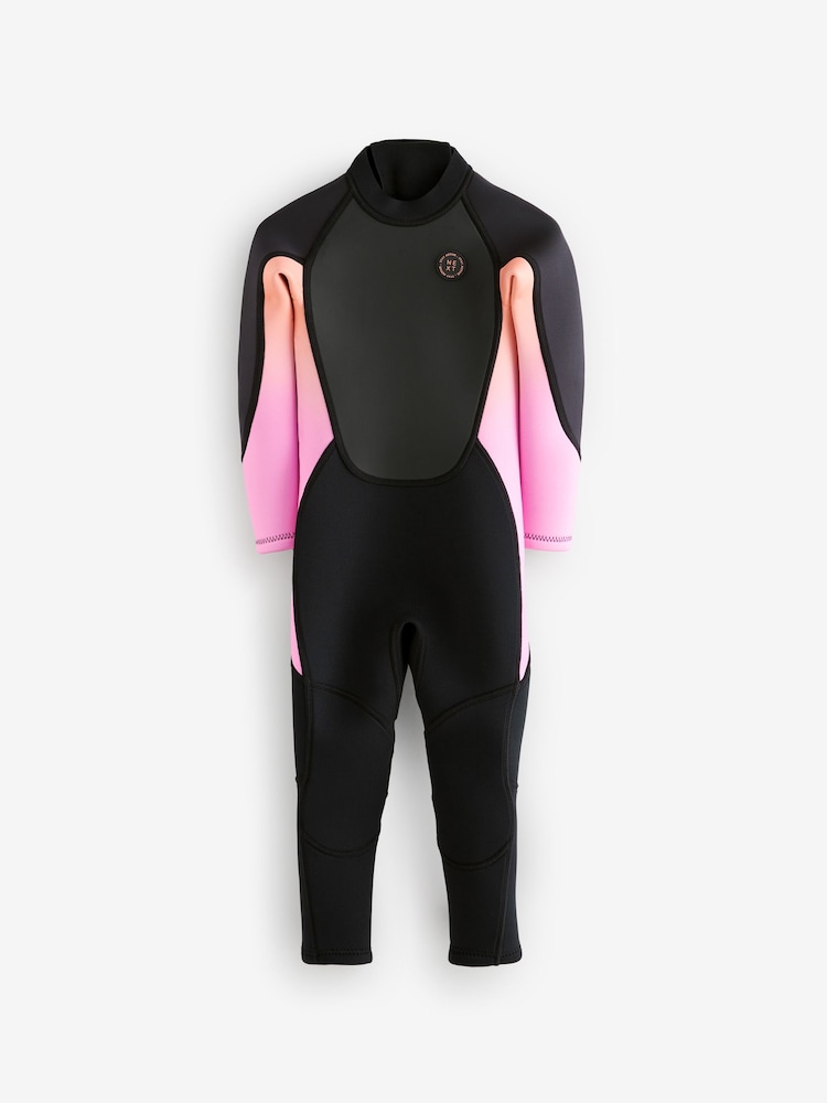 Noir - 3mm Manches longues Néoprène Wetsuit (1-16yrs) - Image 6 of 9