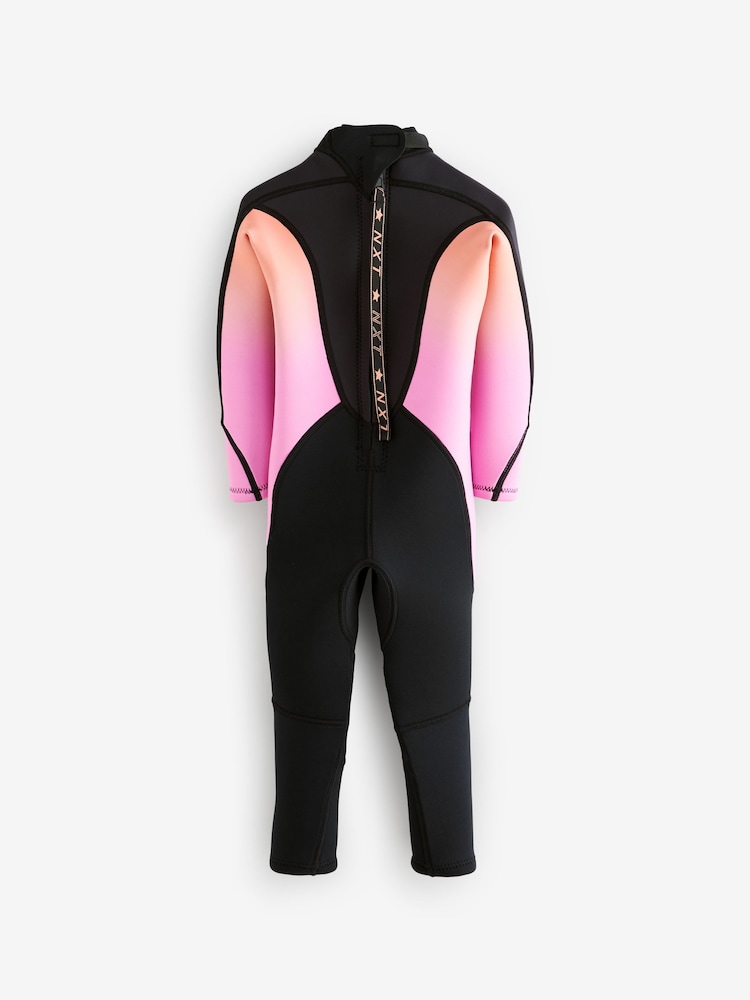 Noir - 3mm Manches longues Néoprène Wetsuit (1-16yrs) - Image 7 of 9