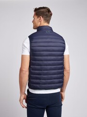 U.S. Polo Assn. Blue Mens Life Bound Quilted Gilet - Image 4 of 6