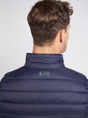 U.S. Polo Assn. Blue Mens Life Bound Quilted Gilet - Image 5 of 6