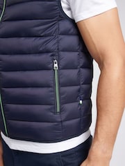 U.S. Polo Assn. Blue Mens Life Bound Quilted Gilet - Image 6 of 6