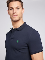 U.S. Polo Assn. Blue Mens Life Polo Shirt - Image 2 of 5